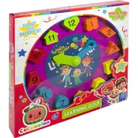 CoComelon 2 in 1 Learning Clock & Shape Sorter image