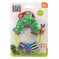 The Very Hungry Caterpillar Attachable Ring Rattle Toy image