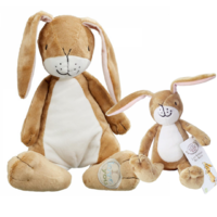 Large Nutbrown Hare & Little Nutbrown Hare Plush Toy Pack image