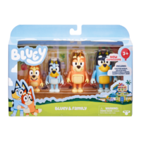 Bluey & Family New Expressions Mini Figurines 4 Pack 7.5cm image