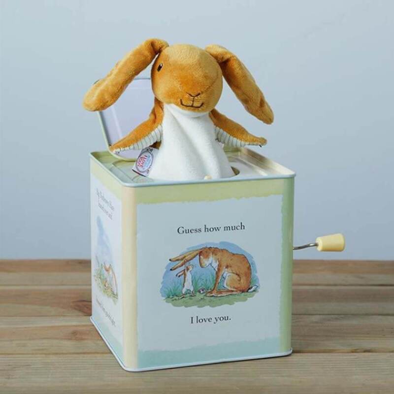 Guess How Much I Love You Jack in a Box Musical Toy True Blue Toys