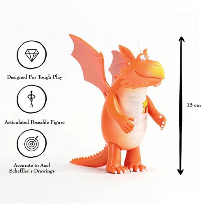 Zog Dragon Interactive Talking Toy Figure Orange True Blue Toys Australia