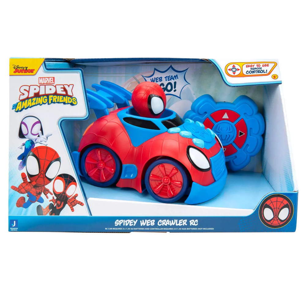 Spidey & His Amazing Friends Web Crawler Remote Control Car Spidey