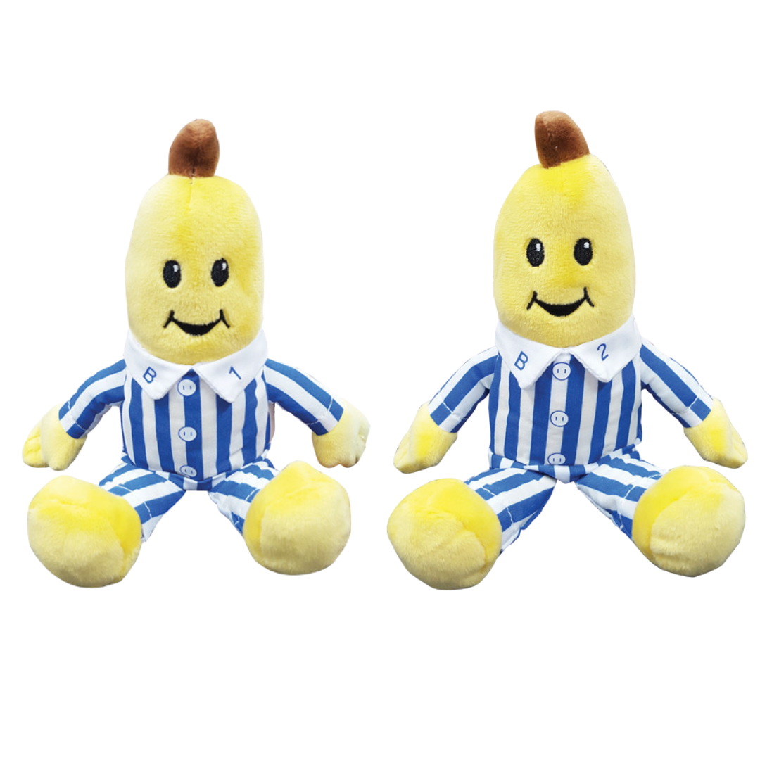 Bananas in Pyjamas Classic Beanie Plush Toy 19cm True Blue Toys Australia