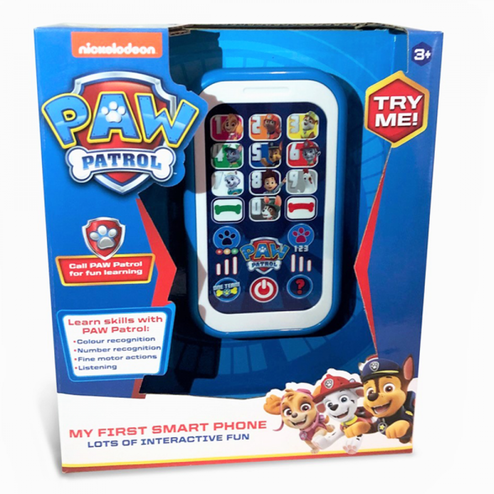 Paw Patrol My First Smart Phone Educational Toy True Blue Toys Australia