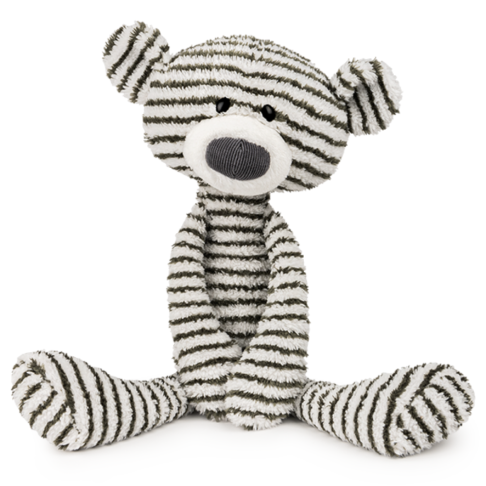 GUND Toothpick Teddy Bear Stripes Plush Toy 38cm | True Blue Toys Australia