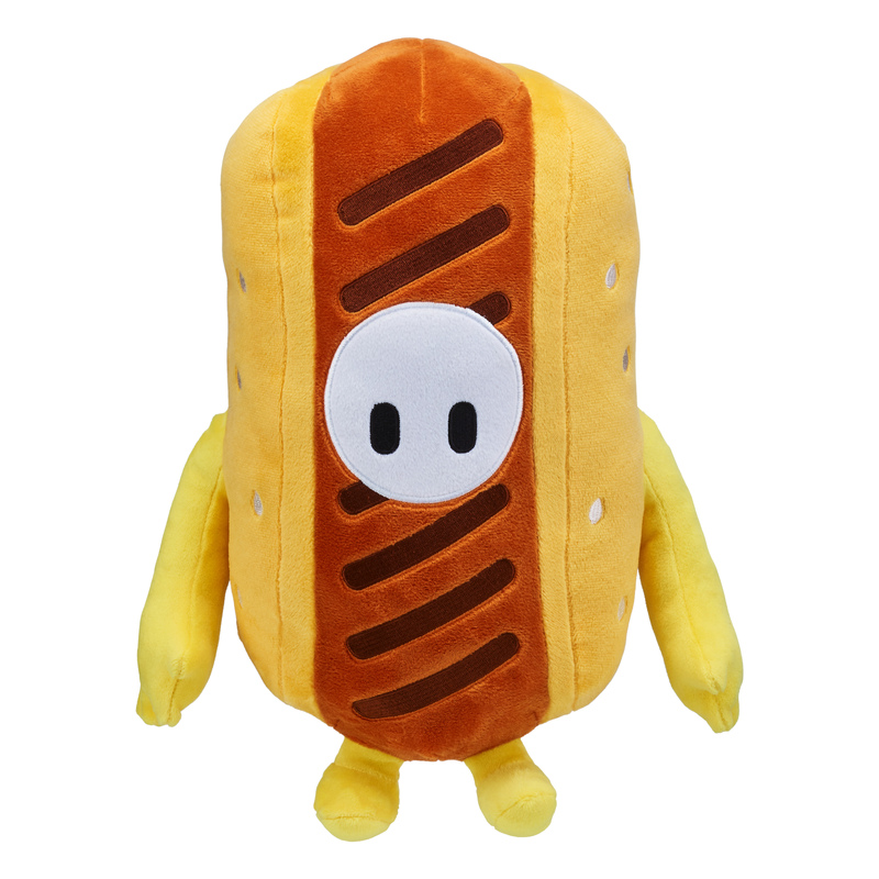 Fall Guys Ultimate Knockout Hot Dog Plush Toy Medium 30cm True Blue