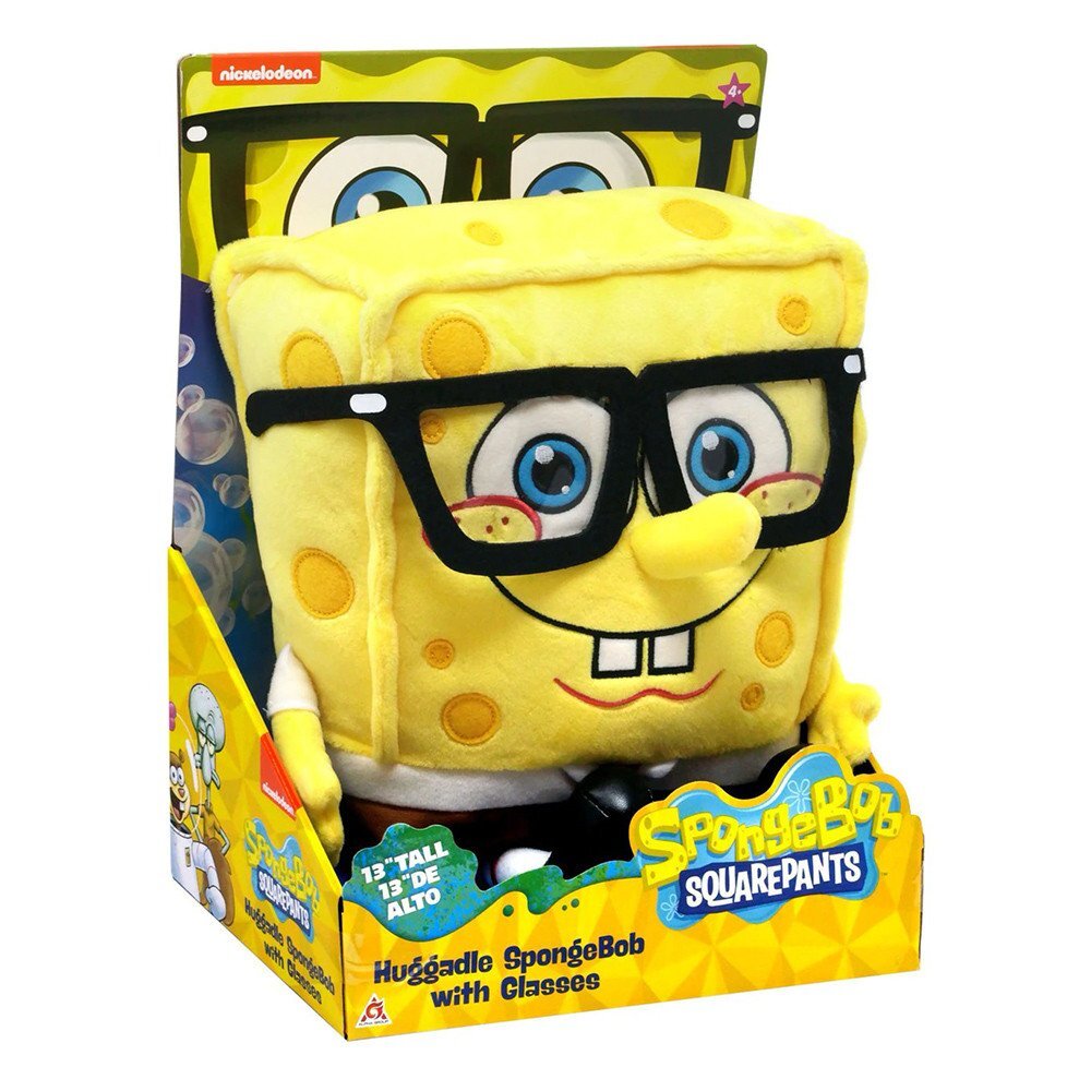 Spongebob SquarePants with Glasses Huggable Plush Toy 30cm SpongeBob