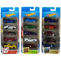 Hot Wheels 5 Pack Diecast Cars image