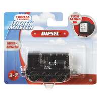 Thomas & Friends Diesel Diecast Metal Push Along Engine Small Black image
