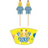 Bananas in Pyjamas Cupcake Cases & Picks 24 Pack image