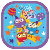 Giggle & Hoot Paper Party Plates 25.4cm 8 Pack image