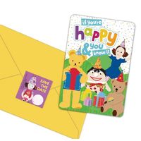 Play School Postcard Party Invitations 8 Pack image