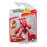 Pokemon Scizor Battle Feature Figurine Red image