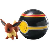 Pokemon Eevee + Luxury Ball Clip 'N' Go Figurine Set image