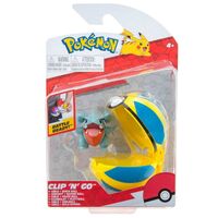 Pokemon Gible + Quick Ball Clip 'N' Go Figurine Set image