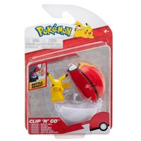 Pokemon Pikachu + Repeat Ball Clip 'N' Go Figurine Set image