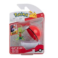 Pokemon Treecko + Poke Ball Clip 'N' Go Figurine Set image