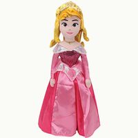 Ty Beanie Buddies Disney Princess Aurora Plush Doll 40cm image