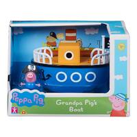 Peppa Pig Grandpa Pig's Boat Vehicle & Figurine Set image