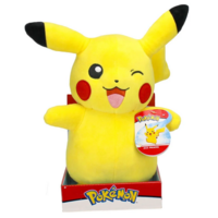 Pokemon Pikachu Winking Plush Toy 30cm Yellow image