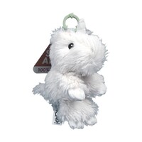 Resoftables Mini Unicorn Clip On Plush Toy 12cm White image
