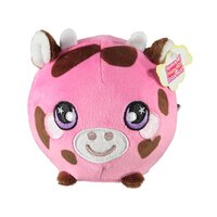 Squeezamals Series 3 Kelly Cow Plush Toy 10cm Pink image