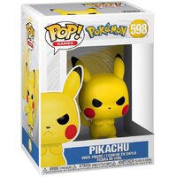 Funko Pop! Games Pokemon Pikachu Grumpy Vinyl Figure #598 image