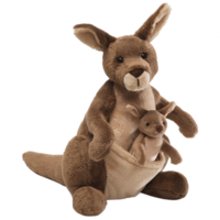 GUND Jirra Kangaroo with Joey Plush Toy 25cm image