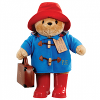 Paddington Bear with Boots & Suitcase Plush Toy Large 34cm image