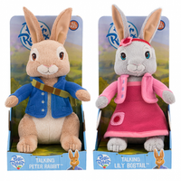 Peter Rabbit Animated Peter & Lily Talking Plush Toys image