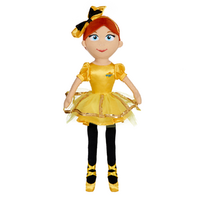 The Wiggles Poseable Emma Wiggle Ballerina Doll 35cm image