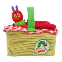 The Very Hungry Caterpillar Picnic Basket Plush Playset 7 Pieces image