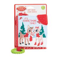 Rudolph the Reindeer It's Christmas Time Soft Book Activity Toy image