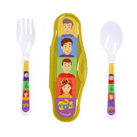 The Wiggles We're All Fruit Salad Cutlery Travel Set image