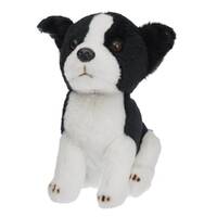 Cuddlimals Dog Tilly Border Collie Seated Plush Toy 15cm image