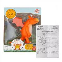 Zog Dragon Toy Figure Orange image
