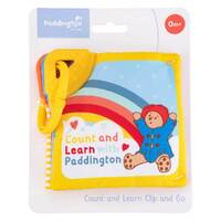 Paddington Bear Count & Learn Clip & Go Soft Book Activity Toy image