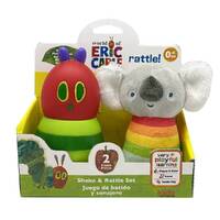 The Very Hungry Caterpillar Shake & Rattle Caterpillar & Koala Rattle Set image