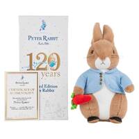 Peter Rabbit Beatrix Potter 120th Anniversary Limited Edition Plush Toy 38cm image