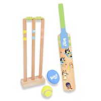 Bluey Wooden Cricket Playset with Carry Bag image