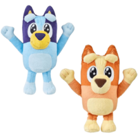 Bluey Friends Bluey & Bingo Please Face Small Plush Twin Pack image