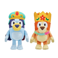 Bluey Friends Royalty Bluey & Bingo Small Plush Toy Pack image