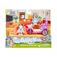 Bluey Muffin's Cat Squad Bike Playset with Muffin Figurine image