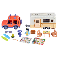 Bluey 4WD & Caravan Adventures Playset Bundle image