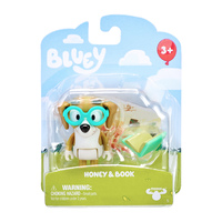 Bluey Story Starters Honey & Book Single Figurine Pack image