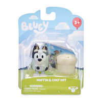Bluey Story Starters Muffin & Chef Hat Single Figurine Pack image