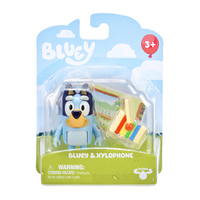 Bluey Story Starters Bluey & Xylophone Single Figurine Pack image