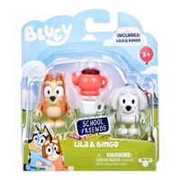 Bluey School Friends Tea Party with Lila & Bingo Figurines 2 Pack image