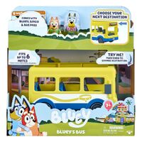 Bluey's Brisbane Adventure Bus Playset with Figurines image